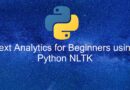 Text Analytics for Beginners using Python NLTK