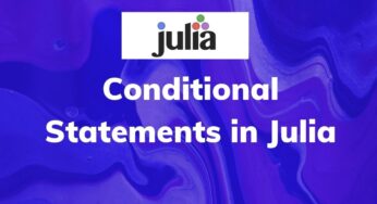 Conditional Statements in Julia
