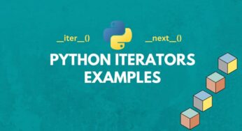 Python Iterators Examples