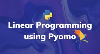 Linear Programming using Pyomo